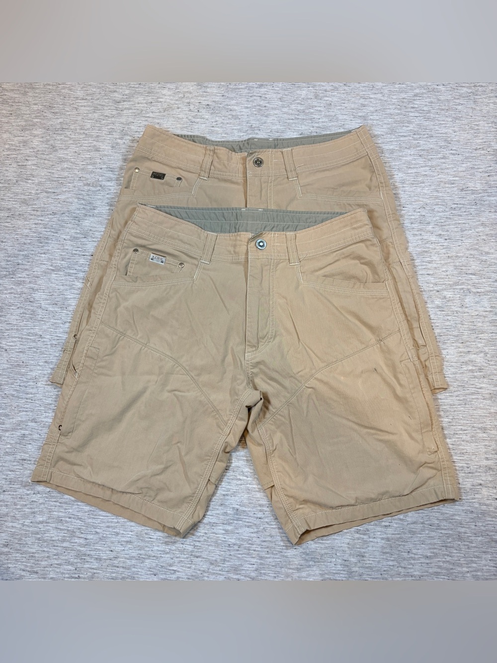 Kuhl Men Khaki Shorts Size 32 Set of 2
